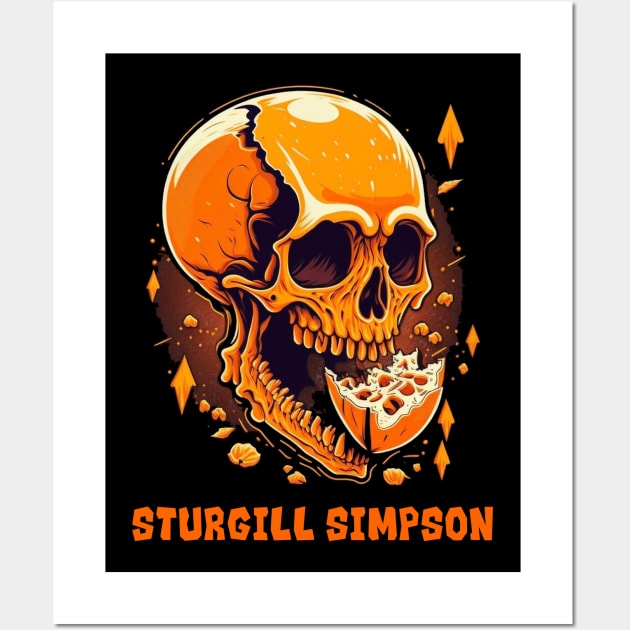 Orange Style Sturgill Simpson Wall Art by Hous One